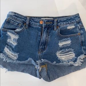 blue pacsun shorts